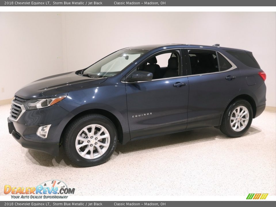2018 Chevrolet Equinox LT Storm Blue Metallic / Jet Black Photo #3