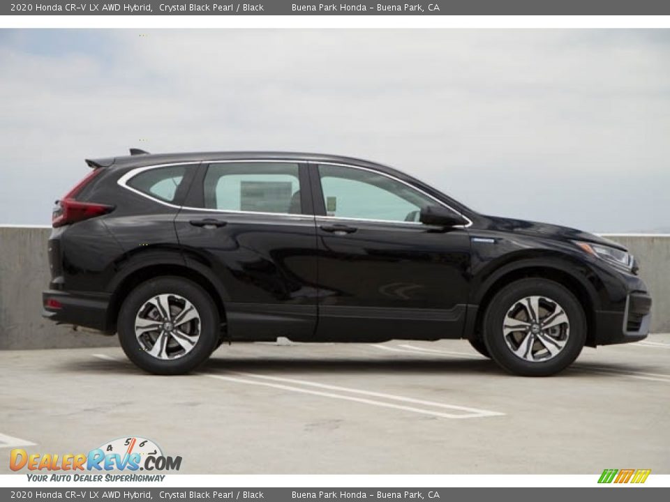 2020 Honda CR-V LX AWD Hybrid Crystal Black Pearl / Black Photo #8