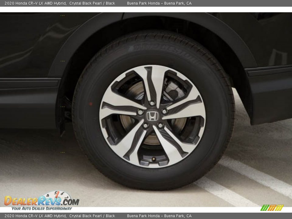 2020 Honda CR-V LX AWD Hybrid Crystal Black Pearl / Black Photo #11