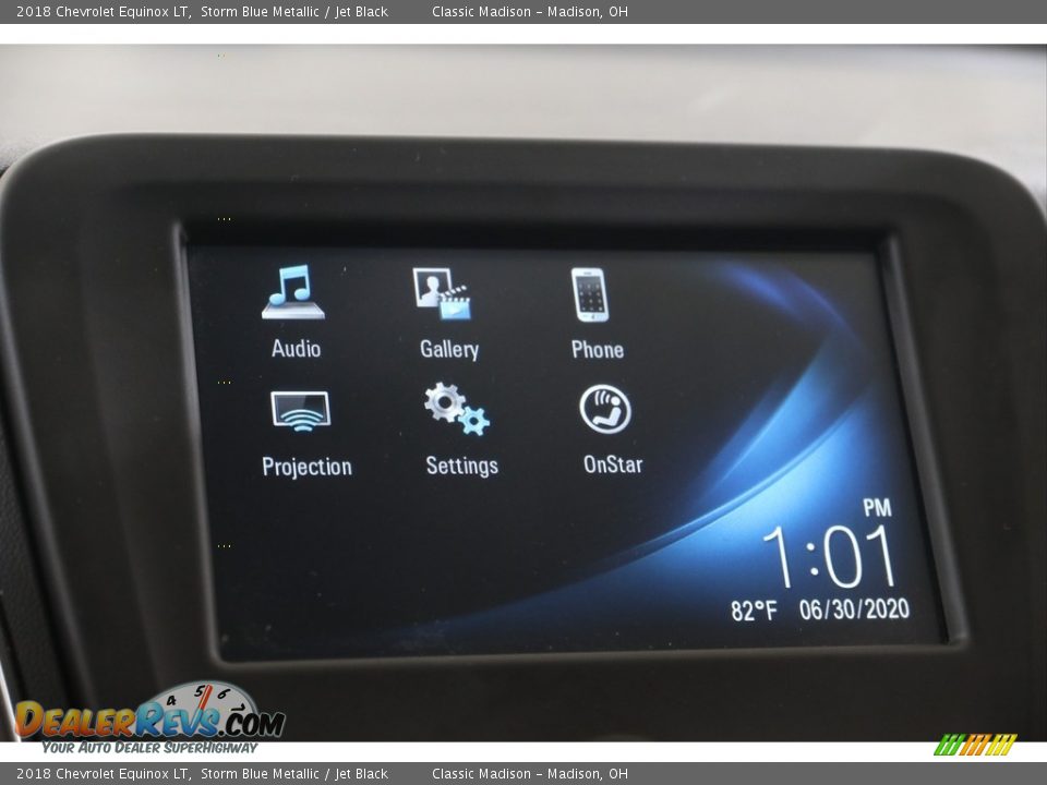 2018 Chevrolet Equinox LT Storm Blue Metallic / Jet Black Photo #10