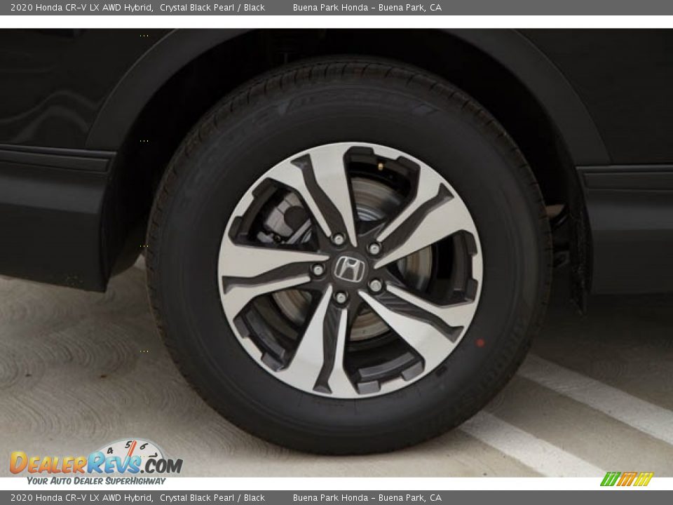 2020 Honda CR-V LX AWD Hybrid Crystal Black Pearl / Black Photo #12