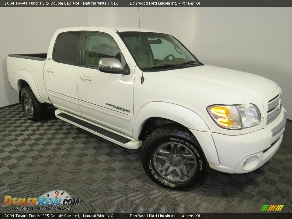 2004 Toyota Tundra SR5 Double Cab 4x4 Natural White / Oak Photo #2