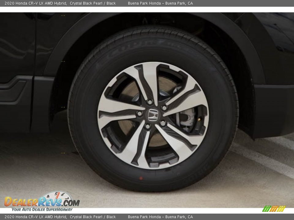 2020 Honda CR-V LX AWD Hybrid Crystal Black Pearl / Black Photo #13