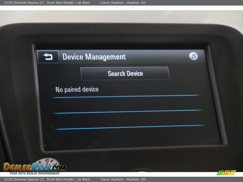 2018 Chevrolet Equinox LT Storm Blue Metallic / Jet Black Photo #12