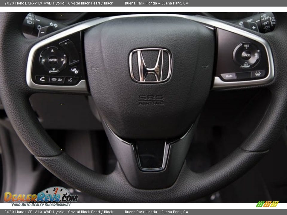 2020 Honda CR-V LX AWD Hybrid Crystal Black Pearl / Black Photo #18