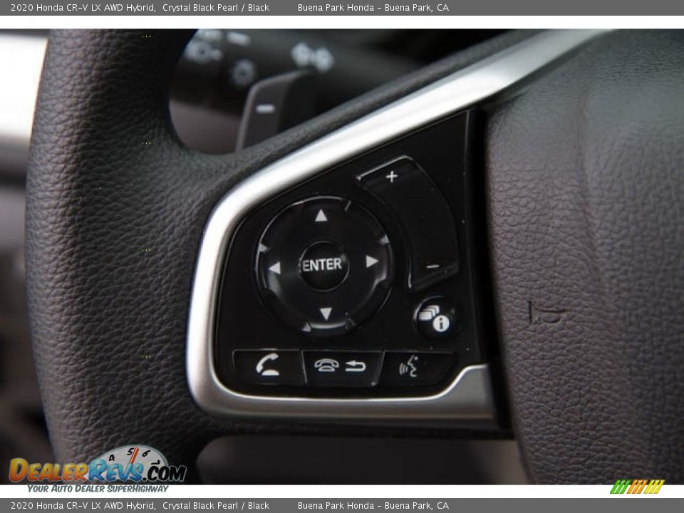 2020 Honda CR-V LX AWD Hybrid Crystal Black Pearl / Black Photo #19