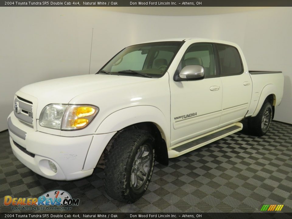 2004 Toyota Tundra SR5 Double Cab 4x4 Natural White / Oak Photo #7