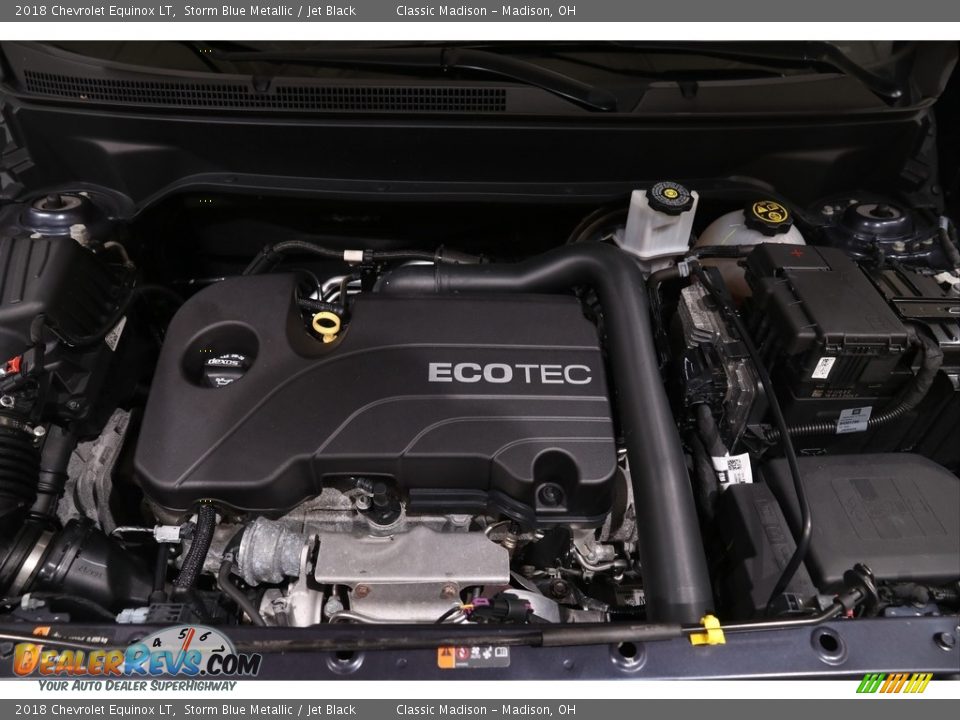 2018 Chevrolet Equinox LT Storm Blue Metallic / Jet Black Photo #18