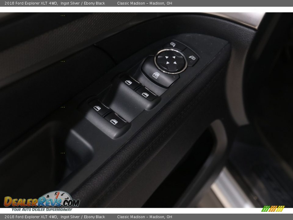 2018 Ford Explorer XLT 4WD Ingot Silver / Ebony Black Photo #6