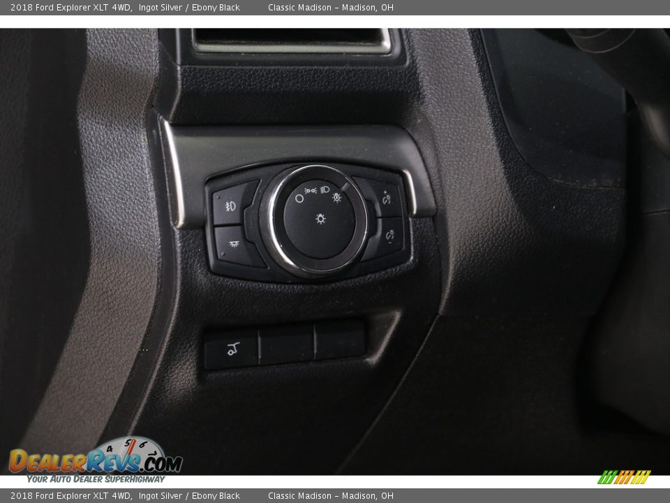 2018 Ford Explorer XLT 4WD Ingot Silver / Ebony Black Photo #7
