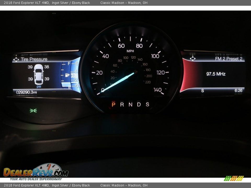 2018 Ford Explorer XLT 4WD Ingot Silver / Ebony Black Photo #10