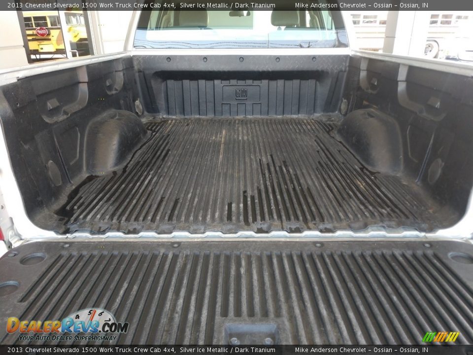 2013 Chevrolet Silverado 1500 Work Truck Crew Cab 4x4 Silver Ice Metallic / Dark Titanium Photo #9