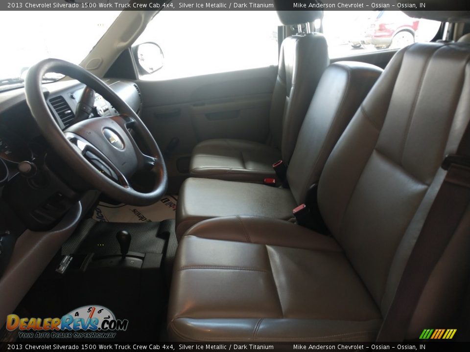 2013 Chevrolet Silverado 1500 Work Truck Crew Cab 4x4 Silver Ice Metallic / Dark Titanium Photo #12