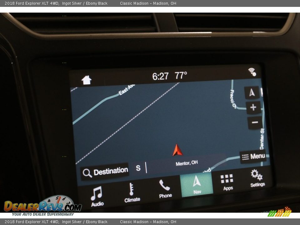 2018 Ford Explorer XLT 4WD Ingot Silver / Ebony Black Photo #15