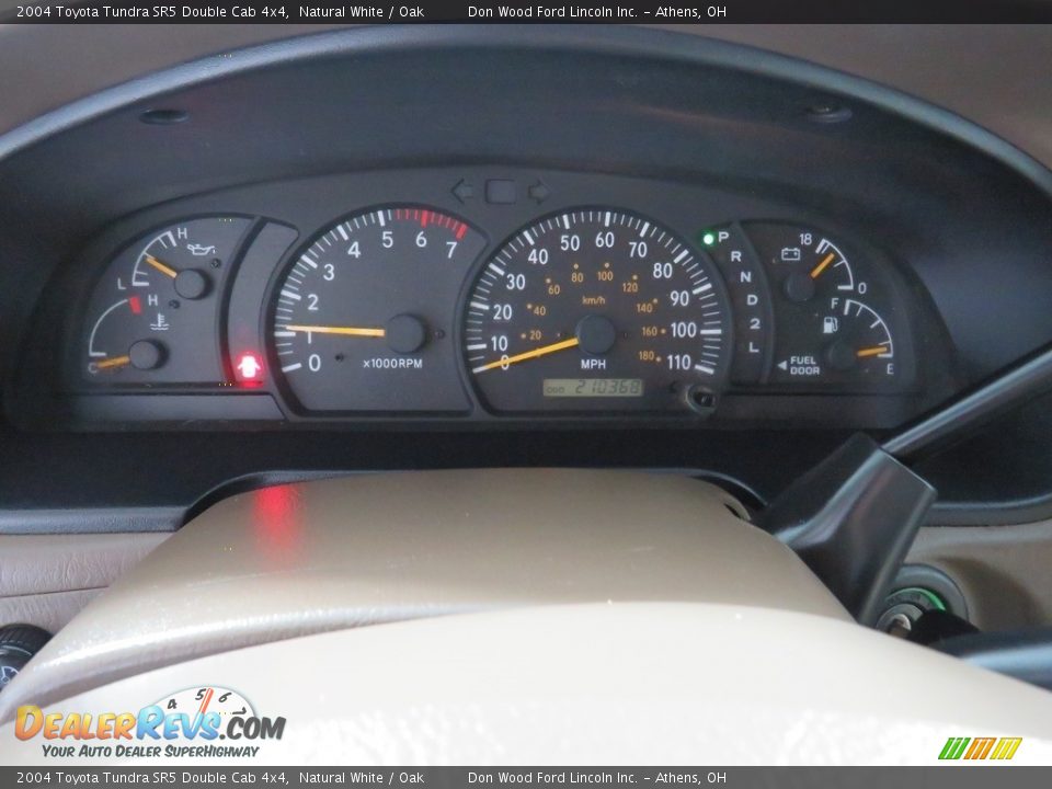 2004 Toyota Tundra SR5 Double Cab 4x4 Natural White / Oak Photo #26