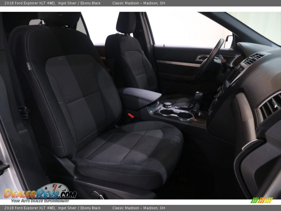 2018 Ford Explorer XLT 4WD Ingot Silver / Ebony Black Photo #22