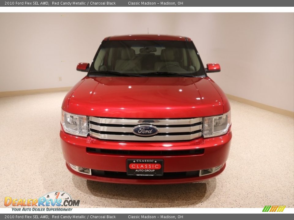 2010 Ford Flex SEL AWD Red Candy Metallic / Charcoal Black Photo #2