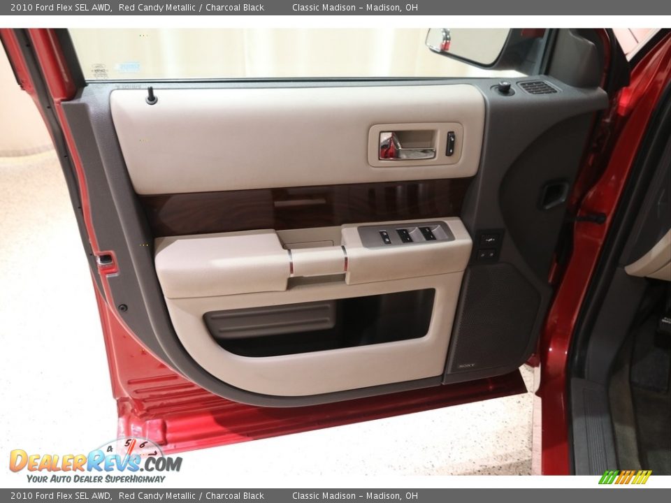 2010 Ford Flex SEL AWD Red Candy Metallic / Charcoal Black Photo #4