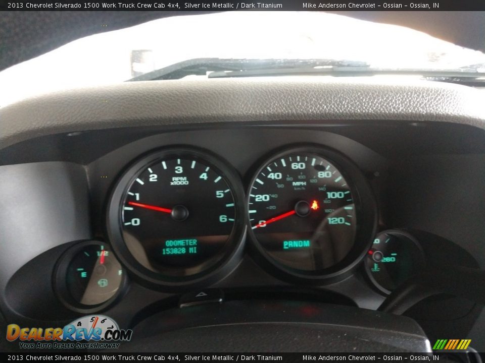 2013 Chevrolet Silverado 1500 Work Truck Crew Cab 4x4 Gauges Photo #27