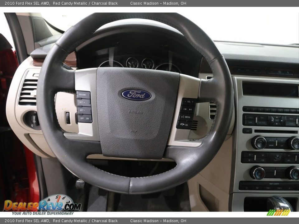 2010 Ford Flex SEL AWD Red Candy Metallic / Charcoal Black Photo #6
