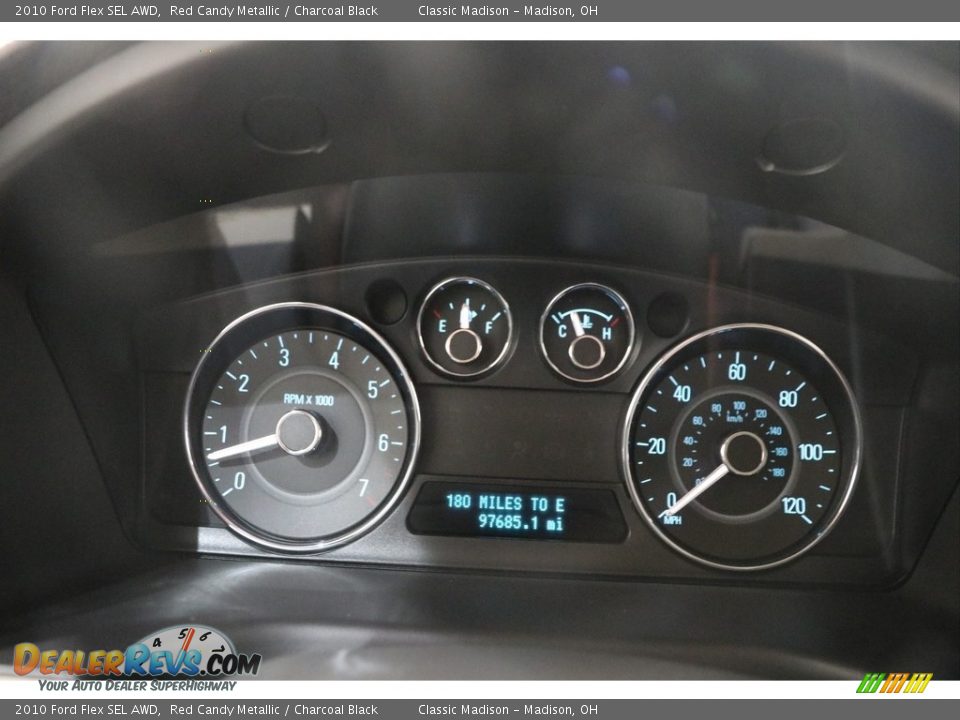 2010 Ford Flex SEL AWD Red Candy Metallic / Charcoal Black Photo #7