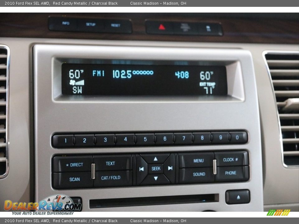 2010 Ford Flex SEL AWD Red Candy Metallic / Charcoal Black Photo #9