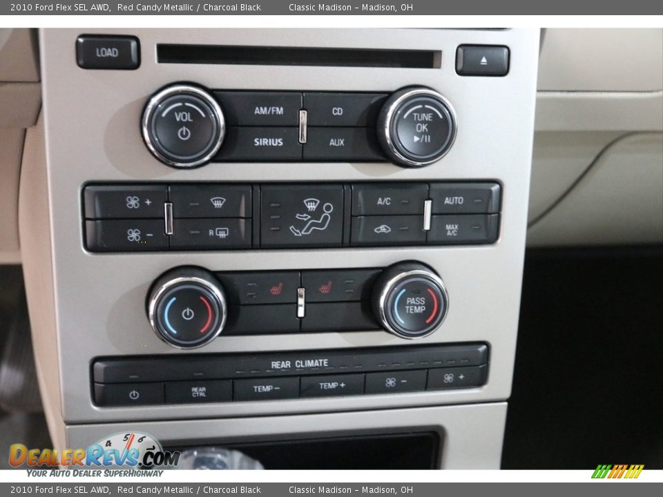2010 Ford Flex SEL AWD Red Candy Metallic / Charcoal Black Photo #10