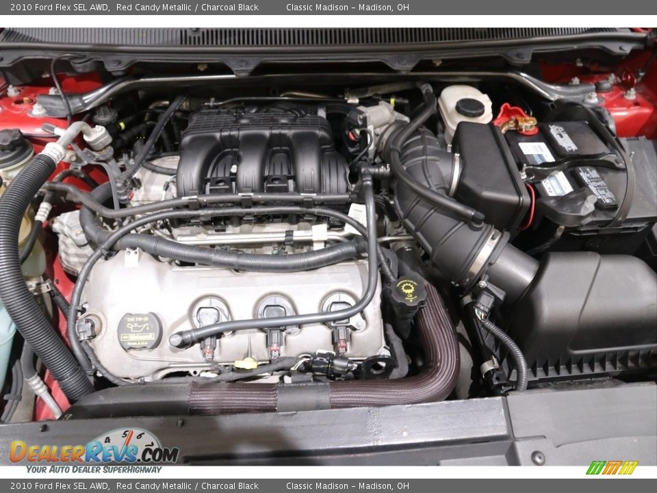 2010 Ford Flex SEL AWD Red Candy Metallic / Charcoal Black Photo #18