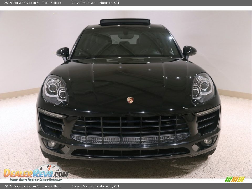 2015 Porsche Macan S Black / Black Photo #2