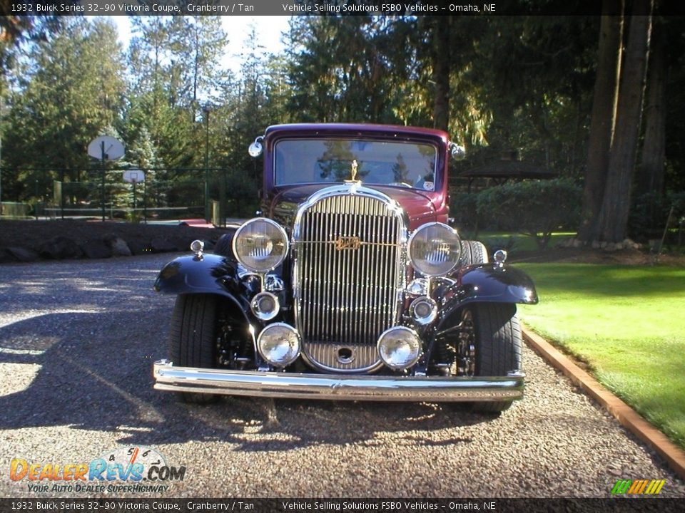 1932 Buick Series 32-90 Victoria Coupe Cranberry / Tan Photo #2