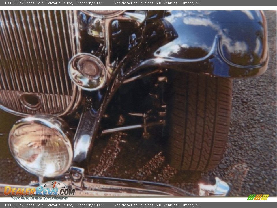 1932 Buick Series 32-90 Victoria Coupe Cranberry / Tan Photo #4