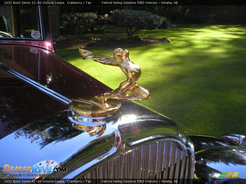 1932 Buick Series 32-90 Victoria Coupe Cranberry / Tan Photo #6