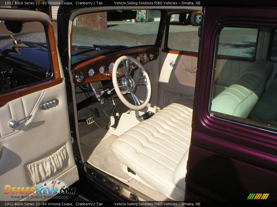 Tan Interior - 1932 Buick Series 32-90 Victoria Coupe Photo #17
