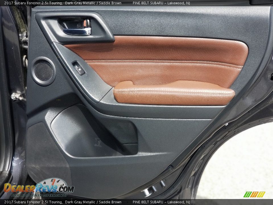 2017 Subaru Forester 2.5i Touring Dark Gray Metallic / Saddle Brown Photo #27