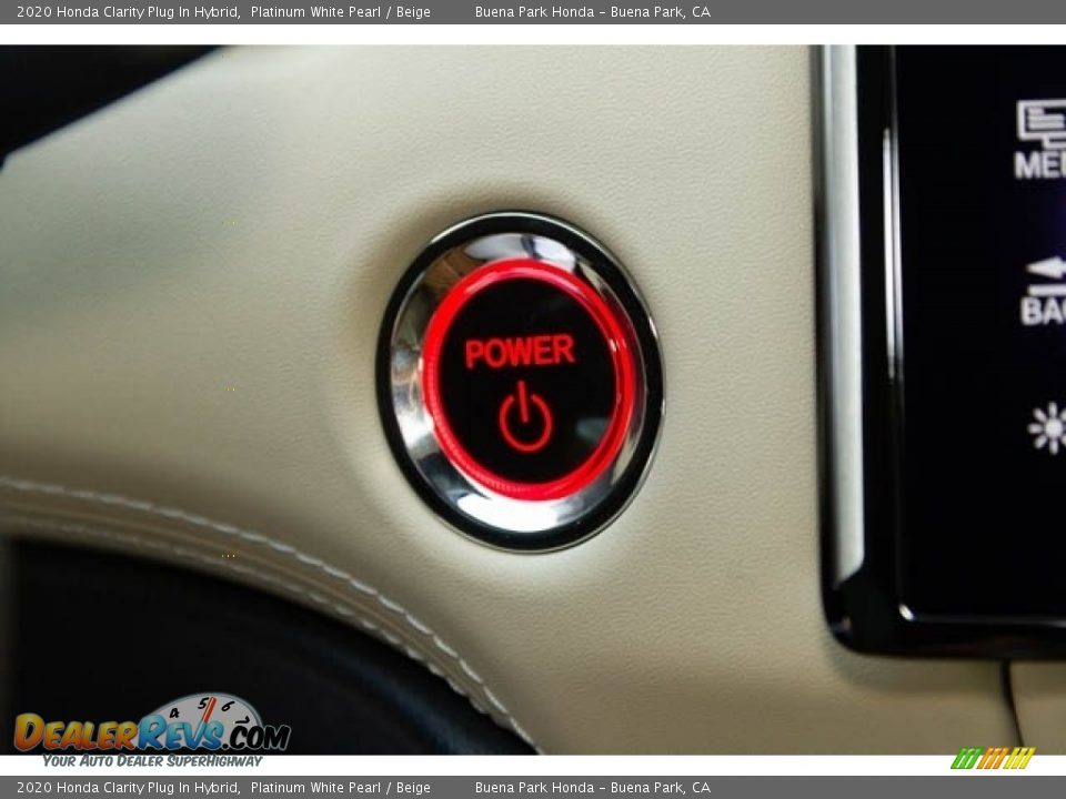 2020 Honda Clarity Plug In Hybrid Platinum White Pearl / Beige Photo #24