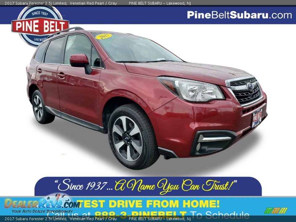 2017 Subaru Forester 2.5i Limited Venetian Red Pearl / Gray Photo #1