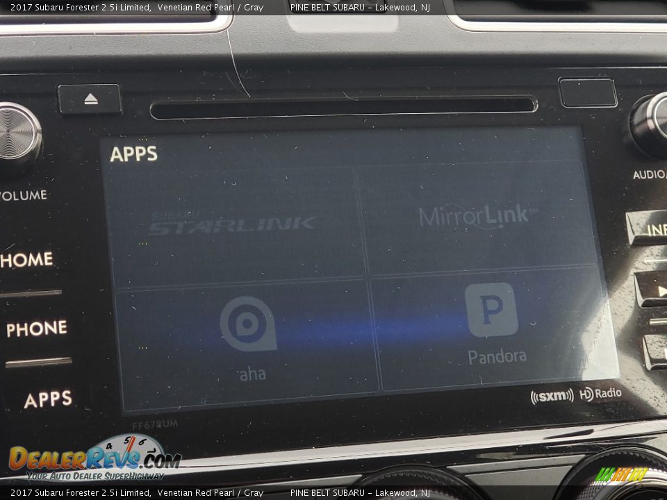 2017 Subaru Forester 2.5i Limited Venetian Red Pearl / Gray Photo #6