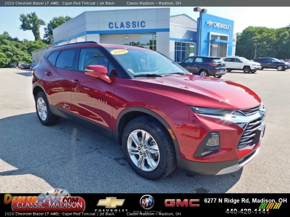 2020 Chevrolet Blazer LT AWD Cajun Red Tintcoat / Jet Black Photo #1