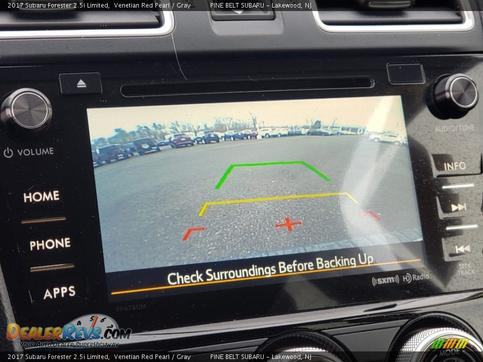 2017 Subaru Forester 2.5i Limited Venetian Red Pearl / Gray Photo #7