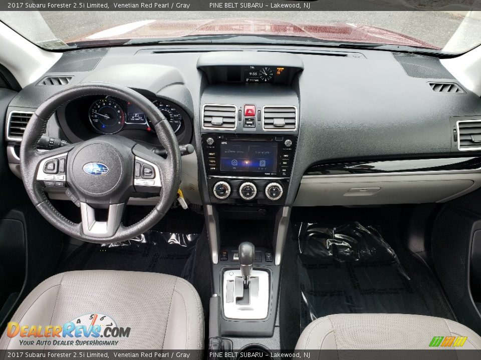 2017 Subaru Forester 2.5i Limited Venetian Red Pearl / Gray Photo #12