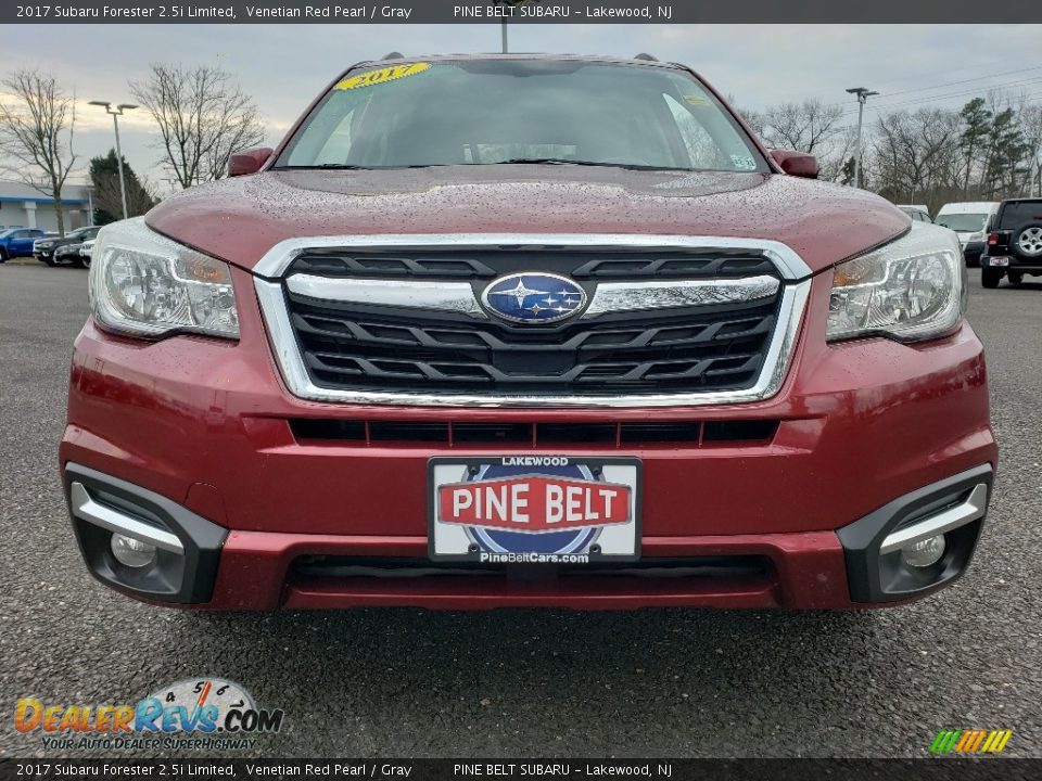 2017 Subaru Forester 2.5i Limited Venetian Red Pearl / Gray Photo #16