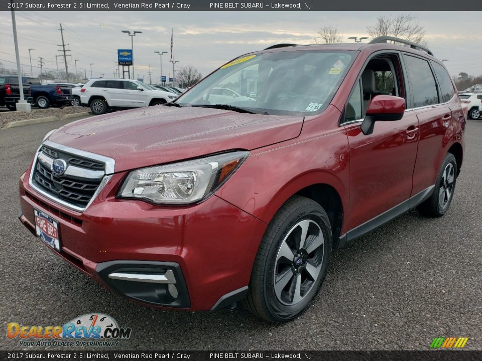 2017 Subaru Forester 2.5i Limited Venetian Red Pearl / Gray Photo #17