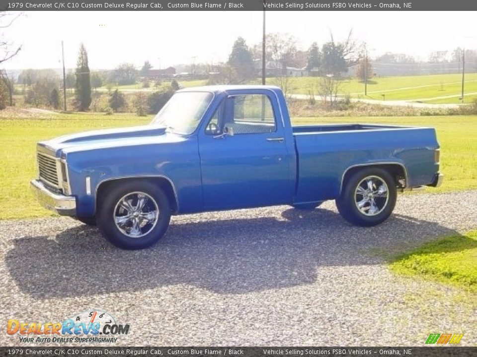 Custom Blue Flame 1979 Chevrolet C/K C10 Custom Deluxe Regular Cab Photo #1