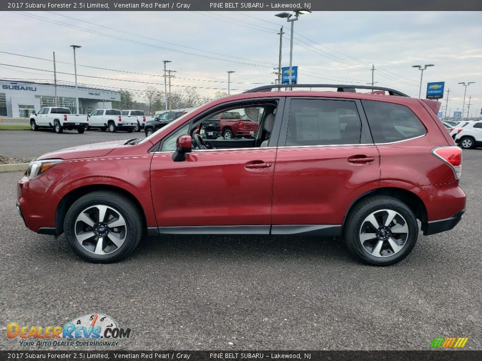 2017 Subaru Forester 2.5i Limited Venetian Red Pearl / Gray Photo #18