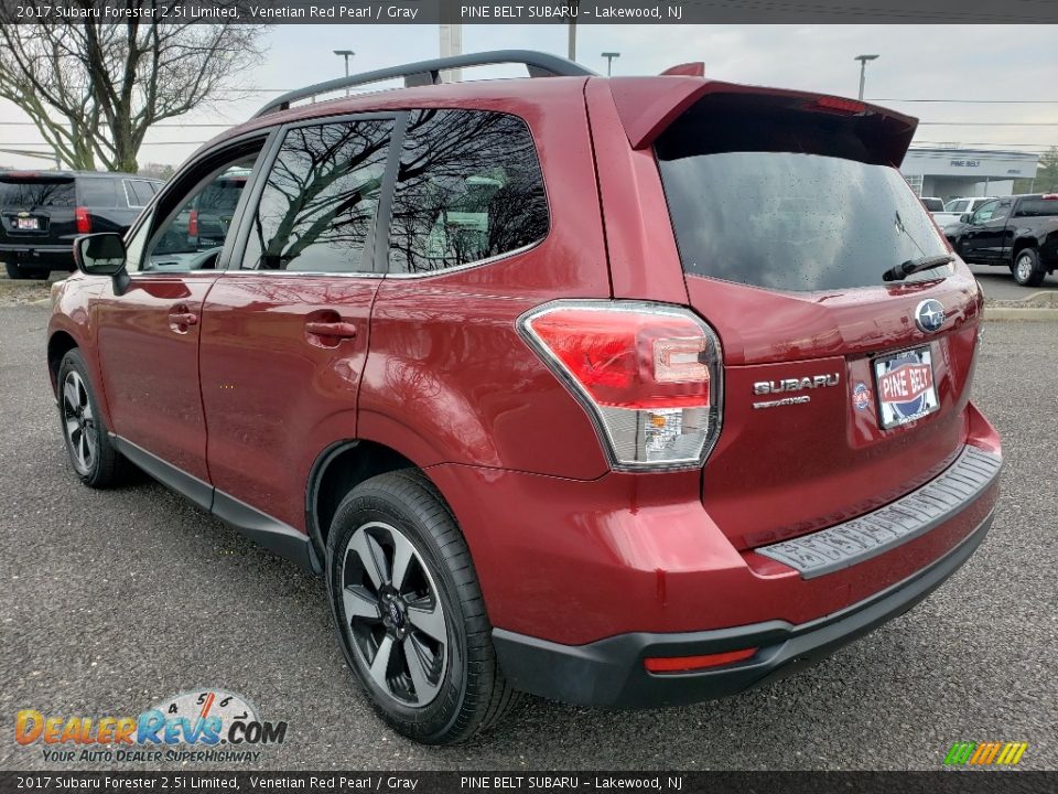 2017 Subaru Forester 2.5i Limited Venetian Red Pearl / Gray Photo #19