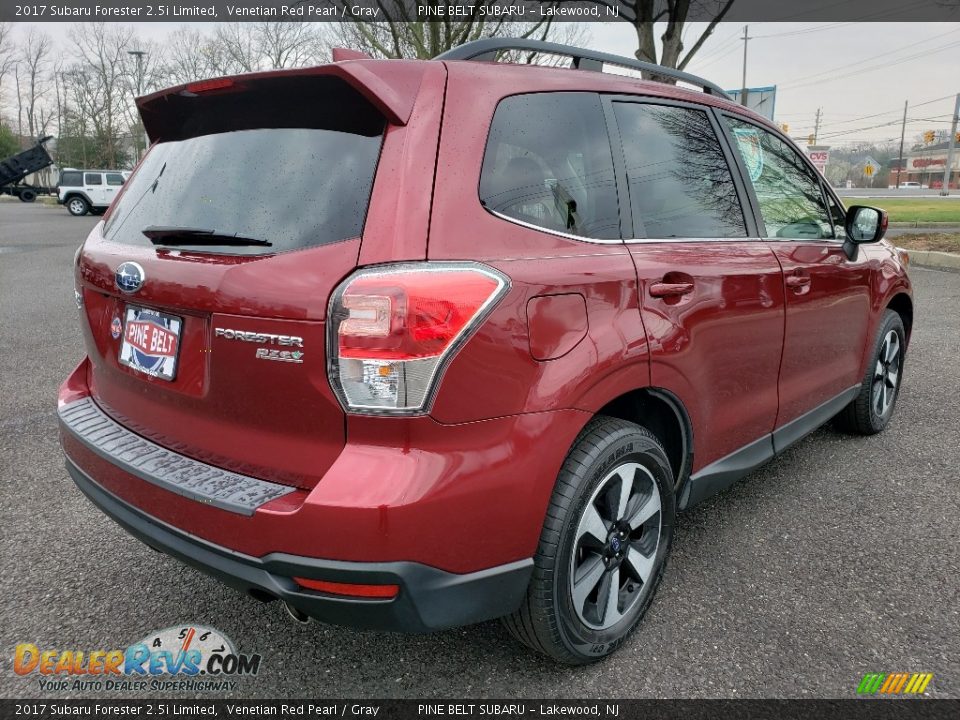 2017 Subaru Forester 2.5i Limited Venetian Red Pearl / Gray Photo #21