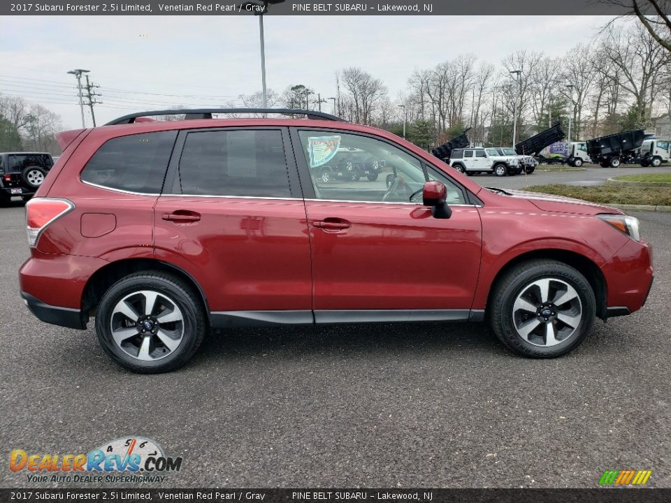 2017 Subaru Forester 2.5i Limited Venetian Red Pearl / Gray Photo #22