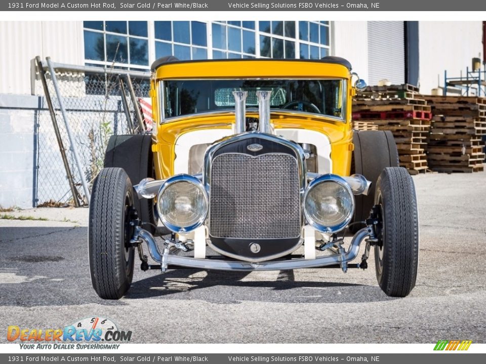 1931 Ford Model A Custom Hot Rod Solar Gold / Pearl White/Black Photo #3