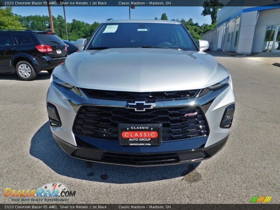 2020 Chevrolet Blazer RS AWD Silver Ice Metallic / Jet Black Photo #4