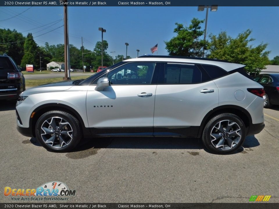 2020 Chevrolet Blazer RS AWD Silver Ice Metallic / Jet Black Photo #6
